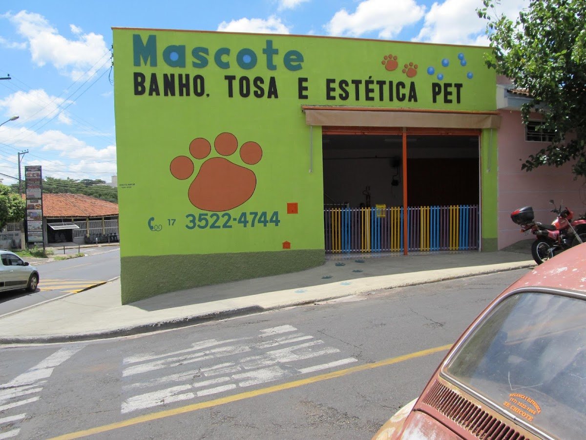 Mascote Banho e Tosa e Estética Pet