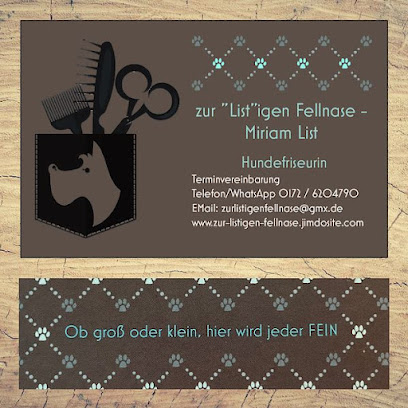 Mobile Hundefriseurin / Tierfriseurin - Zur "List"igen Fellnase - Miriam List