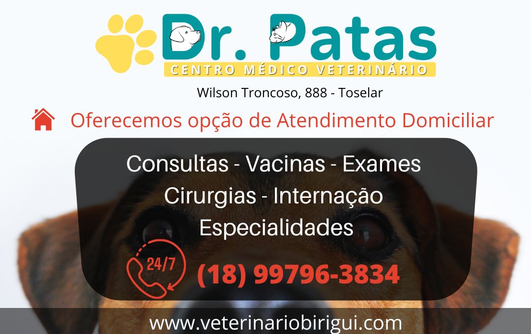 Dr. Patas Centro Médico Veterinário - Pet Shop em Birigui