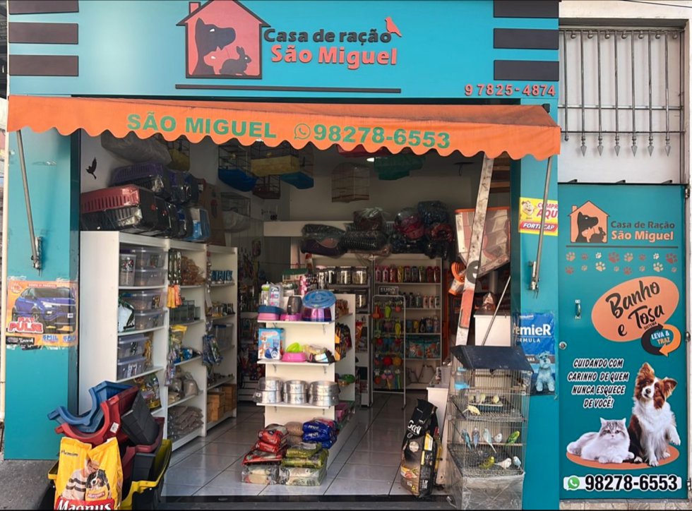 CASA DE RAÇÃO E PET SHOP SÃO MIGUEL - Pet Shop em Embu das Artes