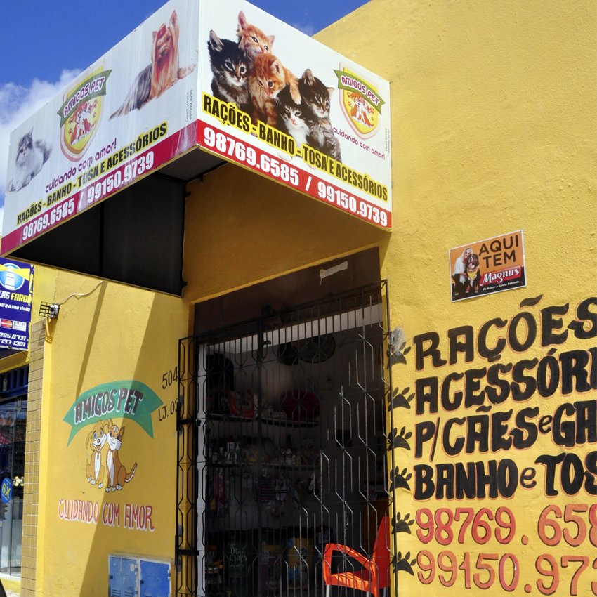 Amigos Pet, Consulta domiciliar, Rações , Acessórios,Medicação, Banho e Tosa