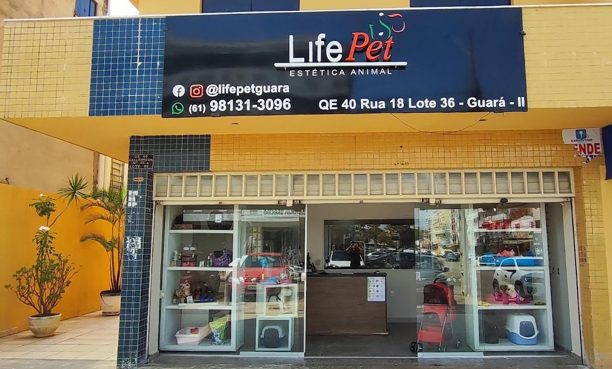 Life Pet | Estética Animal | Rações para Cachorro | Pet Shop Guará | Tosa | Banho | Táxi Dog