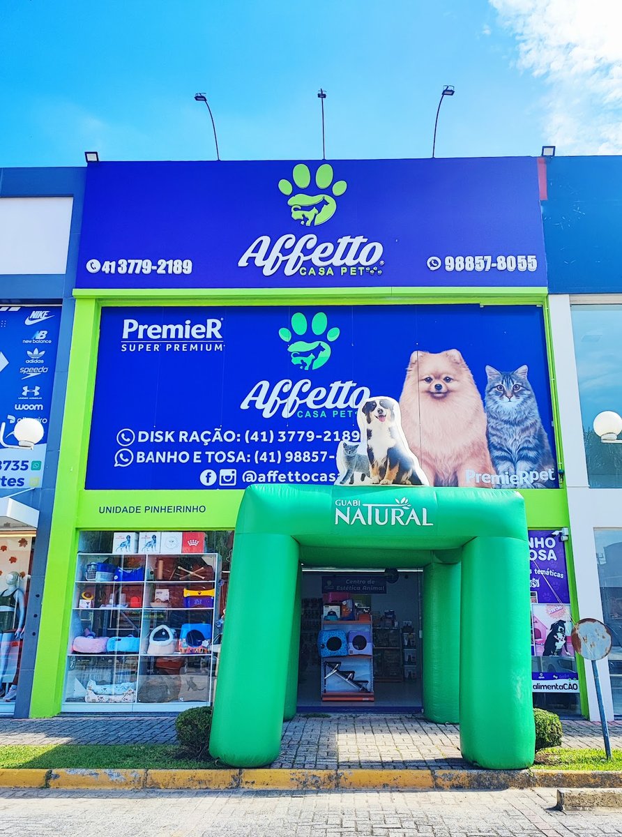 Affetto Casa Pet - Unidade Pinheirinho -Banho e tosa-Pet shop-Disk Ração-Leva e traz