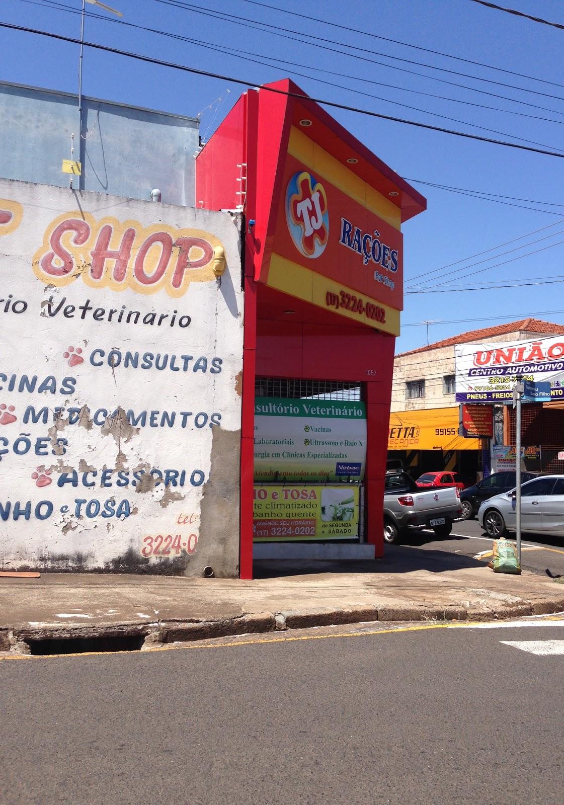TJ Rações Pet Shop Banho e Tosa Veterinário
