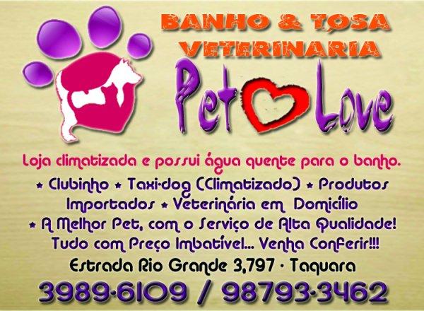 Pet Love Banho E Tosa