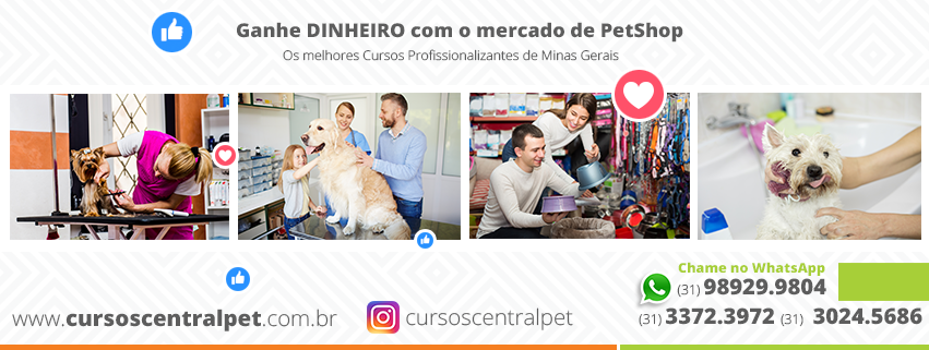 Curso de Banho e Tosa BH - Central Pet