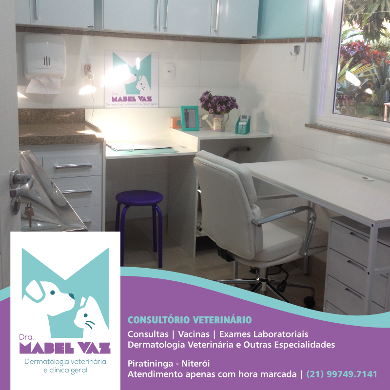 Mabel Vaz Consultório de Dermatologia Veterinária e Clínica geral com hora marcada.