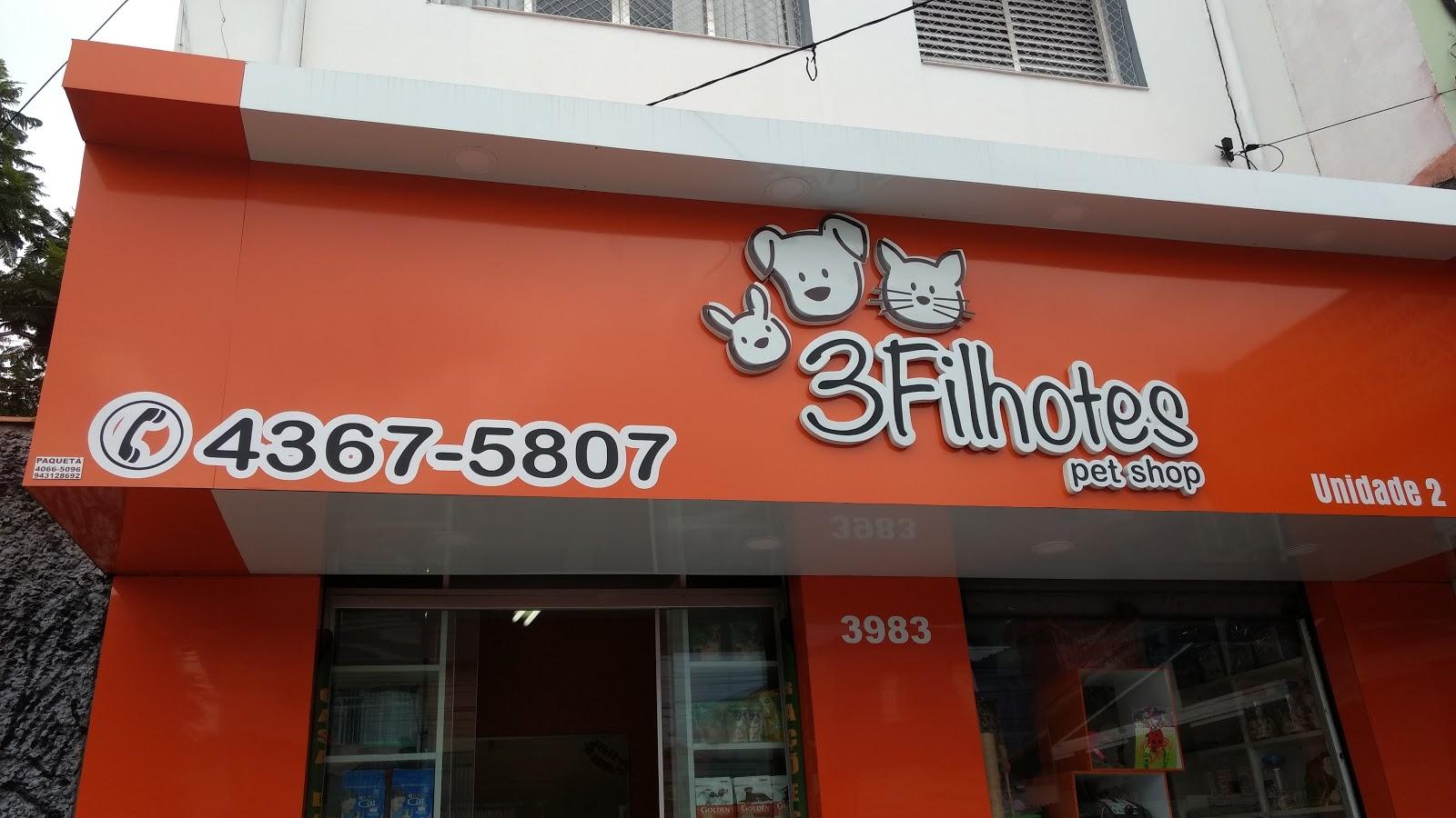 3 Filhotes - Pet Shop em São Bernardo do Campo