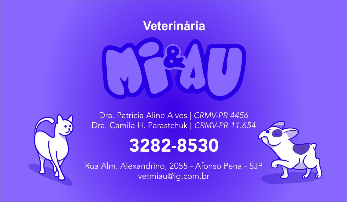MiAu Pet Shop- Dra. Patricia Aline Alves e Dra. Camila Helena Parastchuk